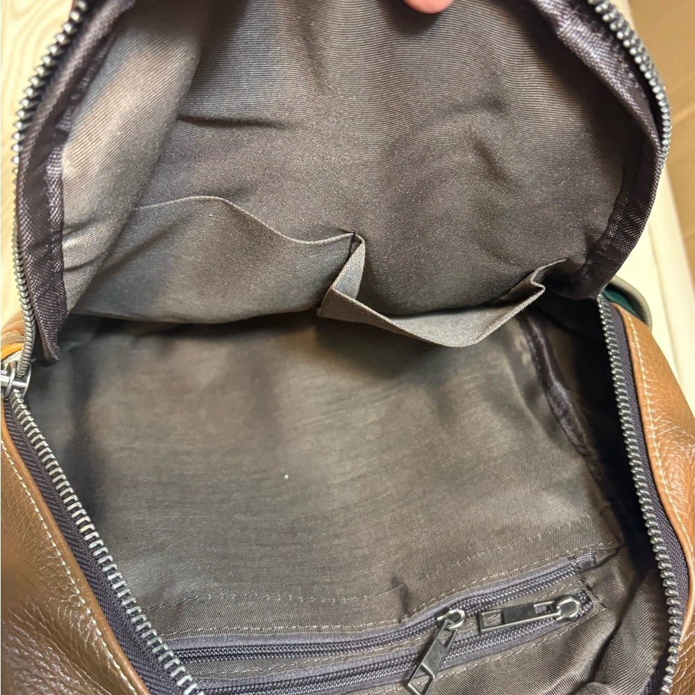 Brand New Multicolor genuine Leather Backpack - Picture 13 of 16